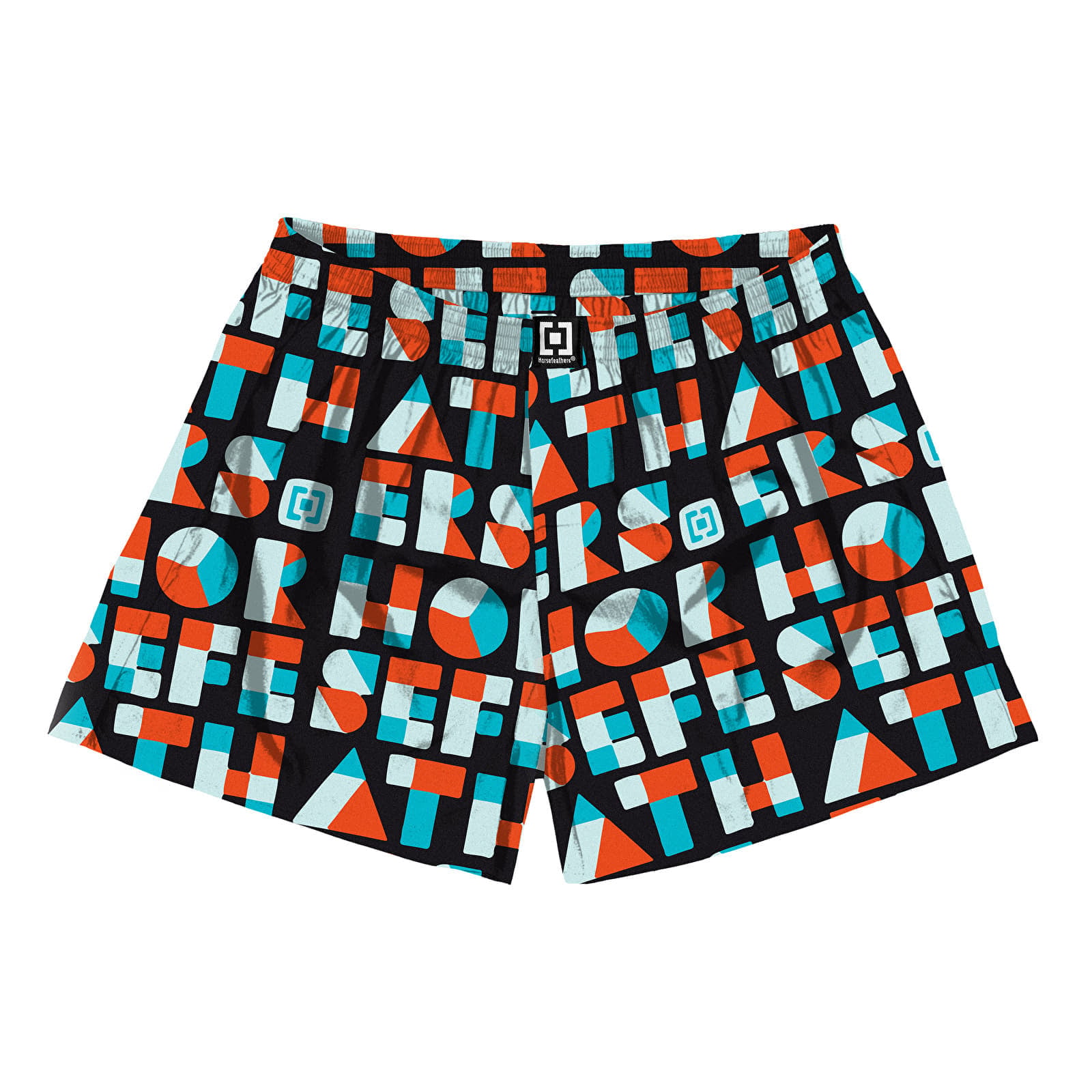 Horsefeathers Manny Boxer Shorts Typo