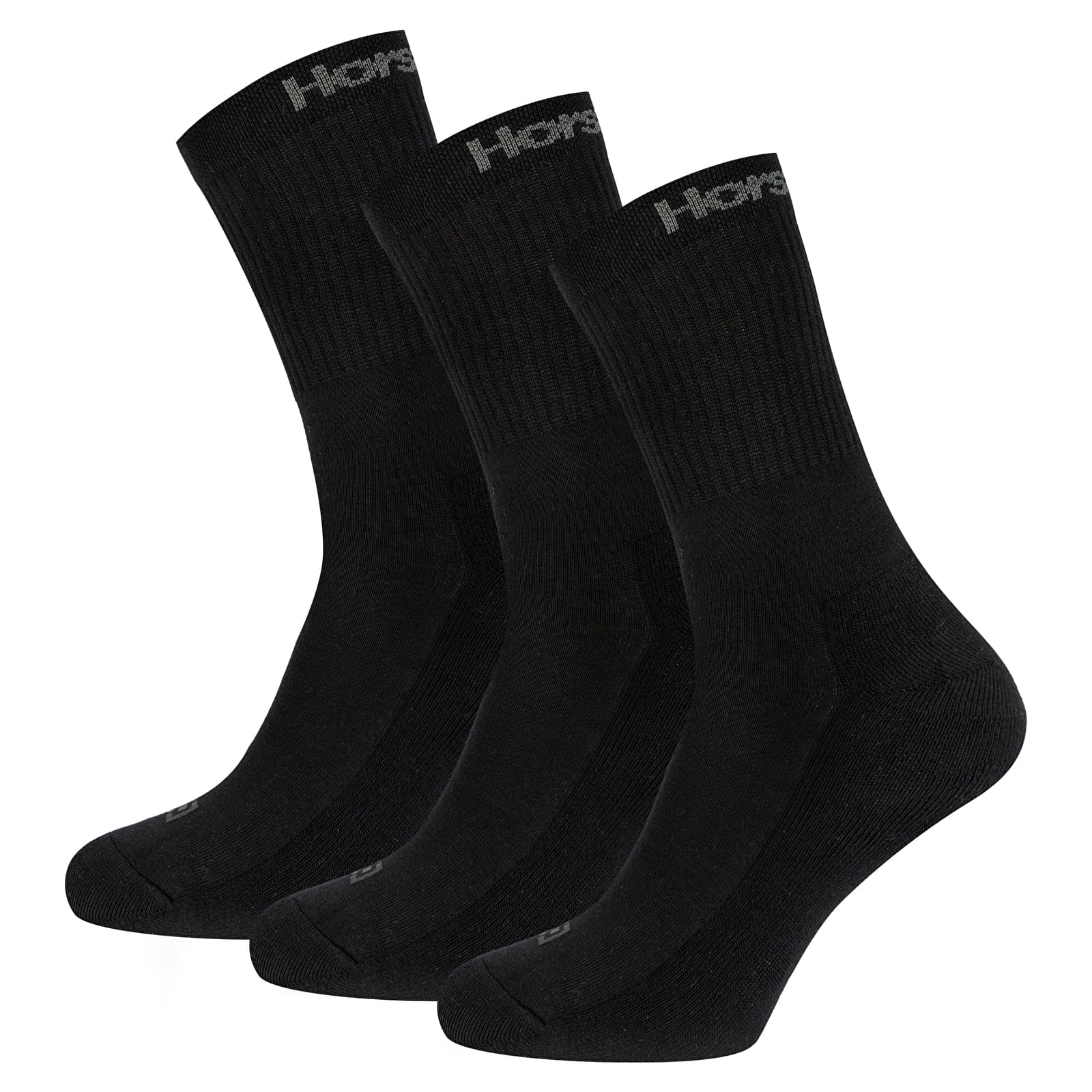 Čarape Horsefeathers Delete 3-Pack Socks Black