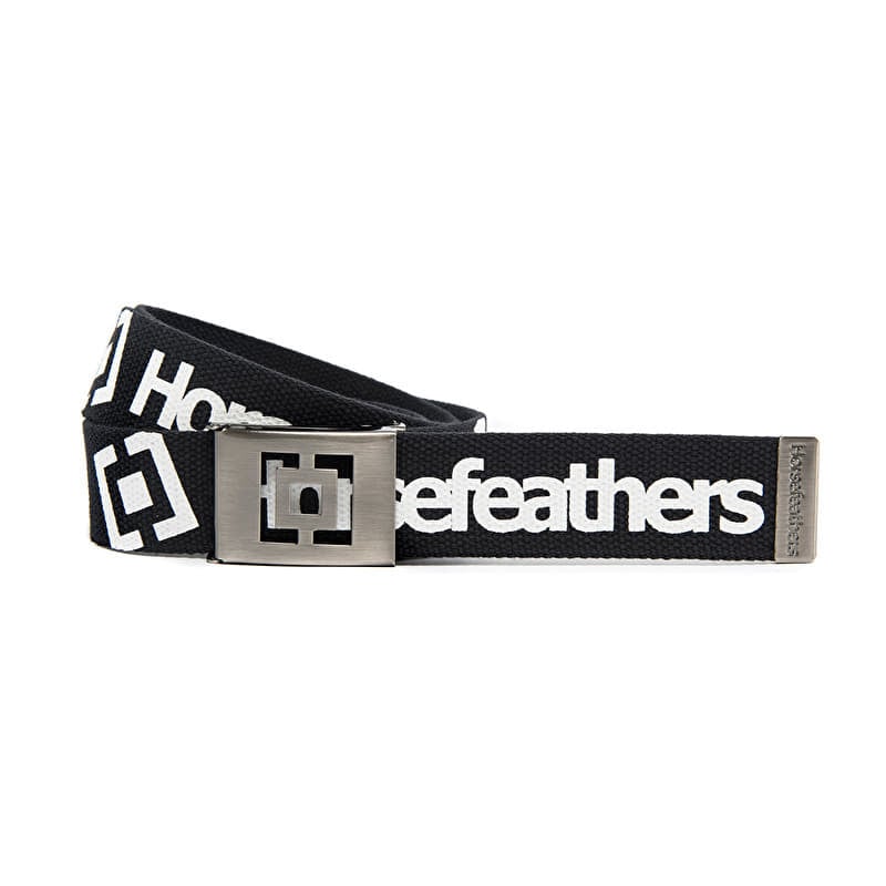 Horsefeathers Idol Belt B&W