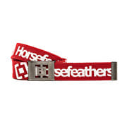 Horsefeathers Idol Belt Red