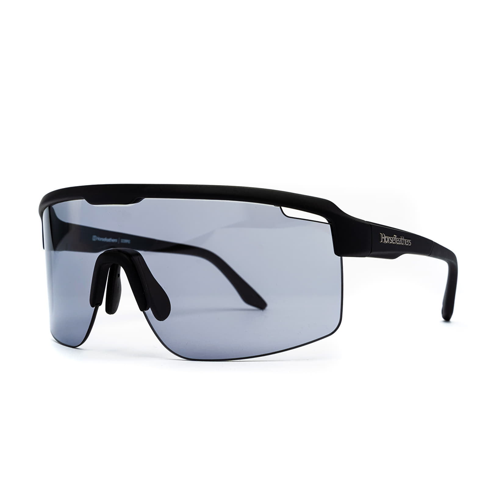 Sonnenbrillen Horsefeathers Scorpio Photochromic Sunglasses Matt Black/ Gray