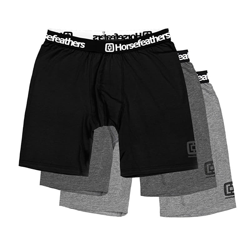 Boksačice Horsefeathers Dynasty Long 3-Pack Boxer Shorts Assorted