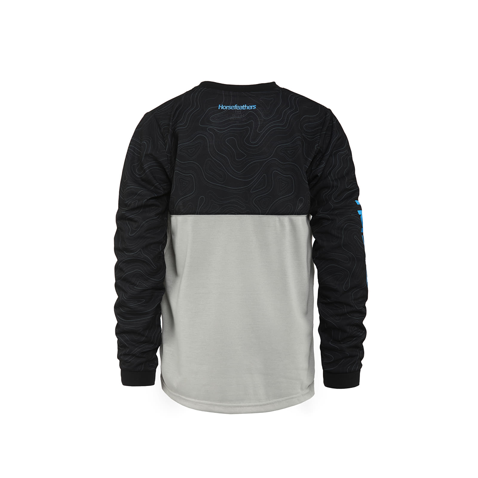 T-shirts Horsefeathers Fury Ls Youth Bike T-Shirt Mineral Gray