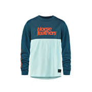 Horsefeathers Fury Ls Youth Bike T-Shirt Sail Blue