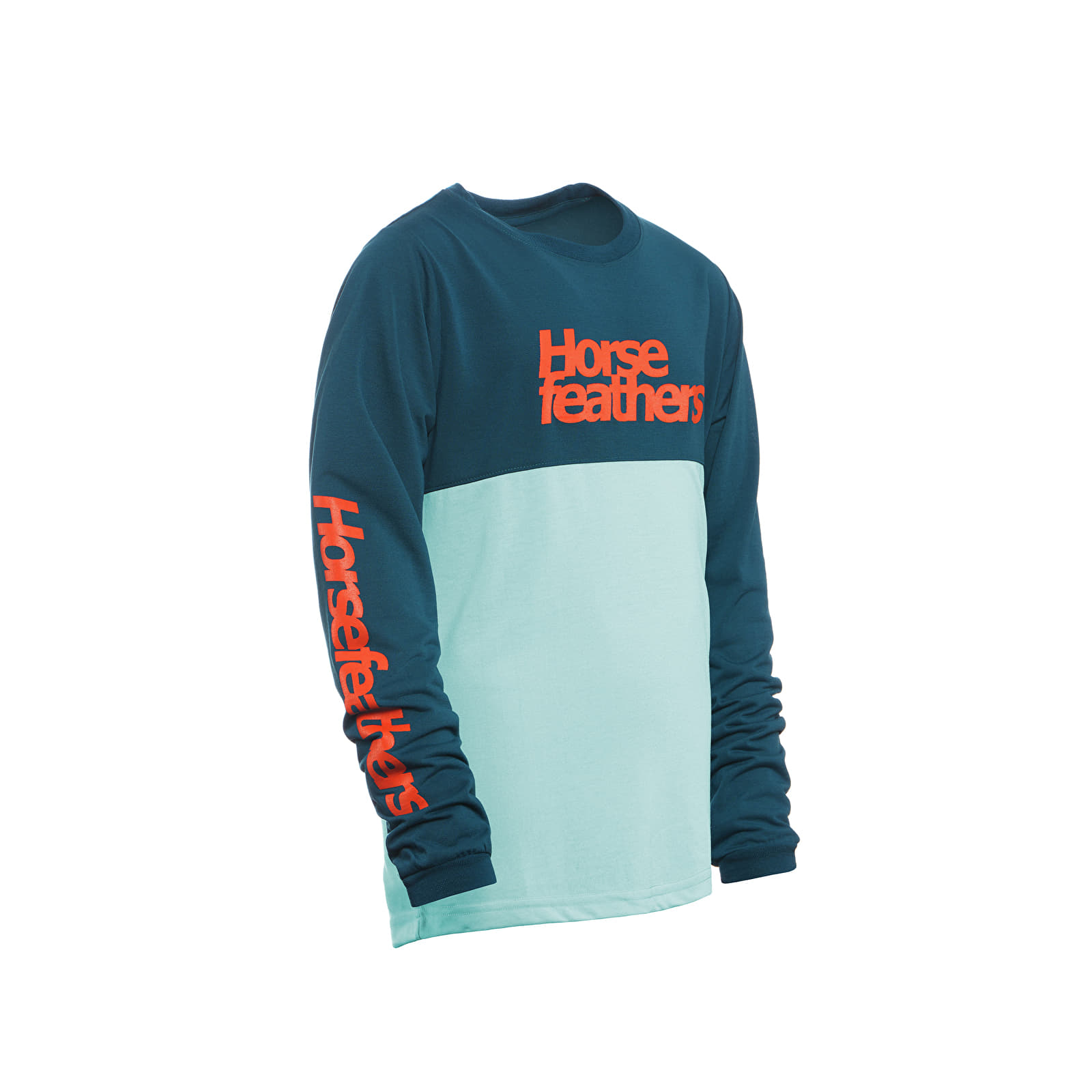 Trička Horsefeathers Fury Ls Youth Bike T-Shirt Sail Blue