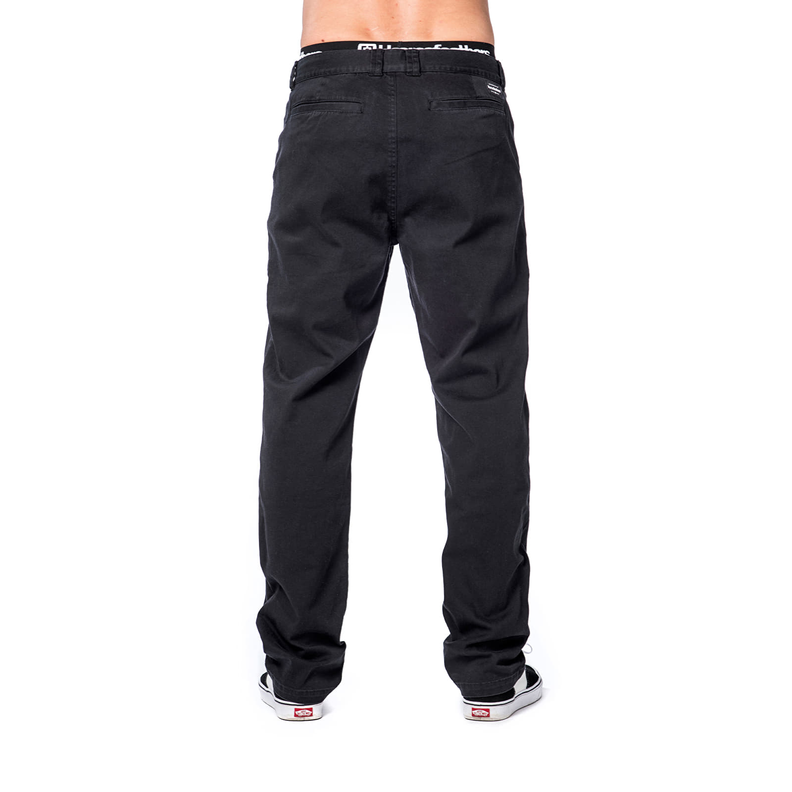 Dżinsy i spodnie Horsefeathers Macks Pants Black