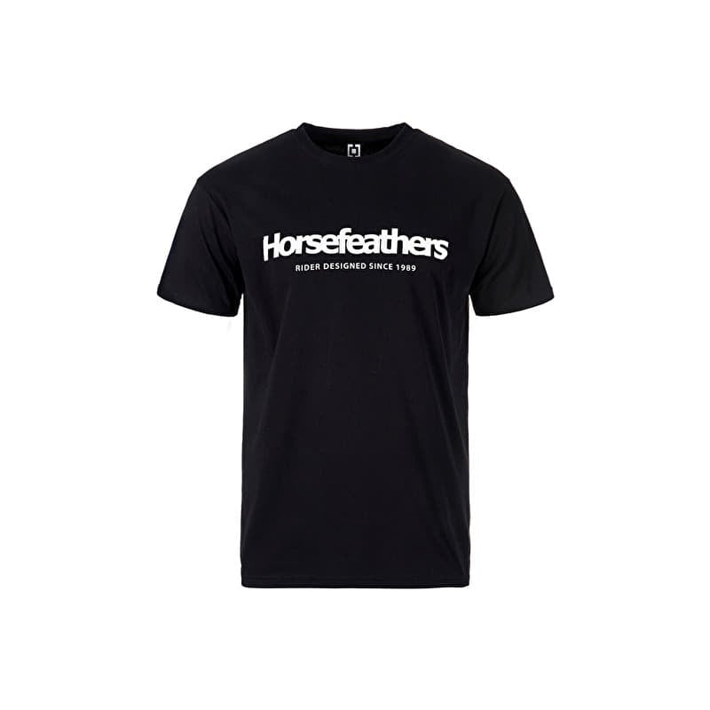 Tričko Horsefeathers Quarter T-Shirt Black