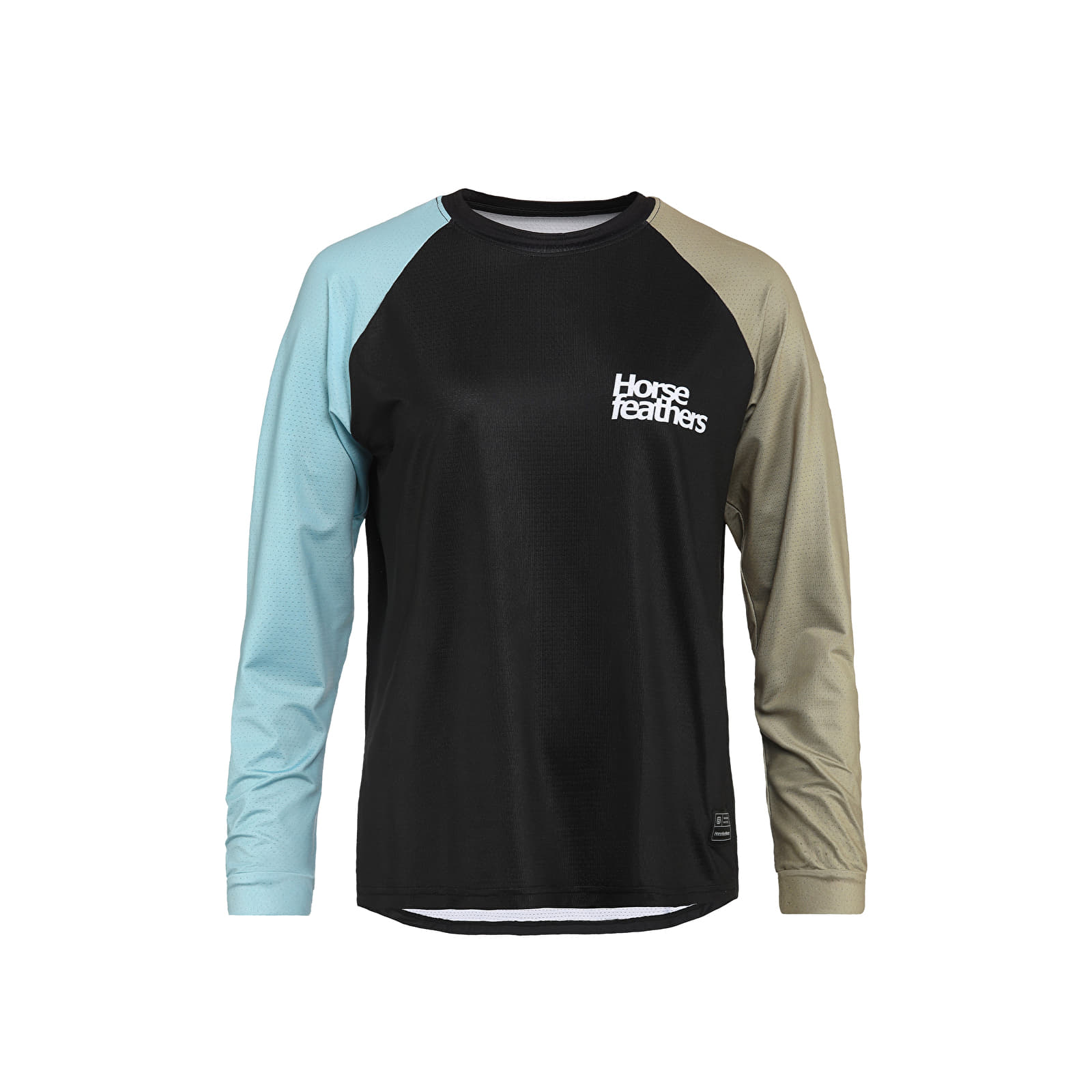 T-särgid Horsefeathers W Quantum Ls Bike Jersey Aquatic