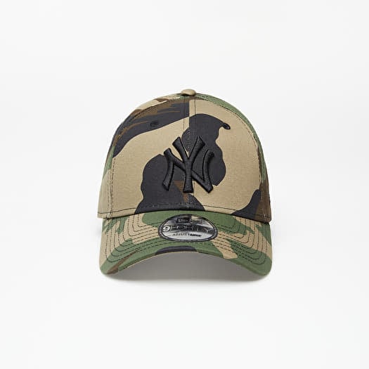 Cap New Era 940 MLB League Basic NY C/O Camo Green