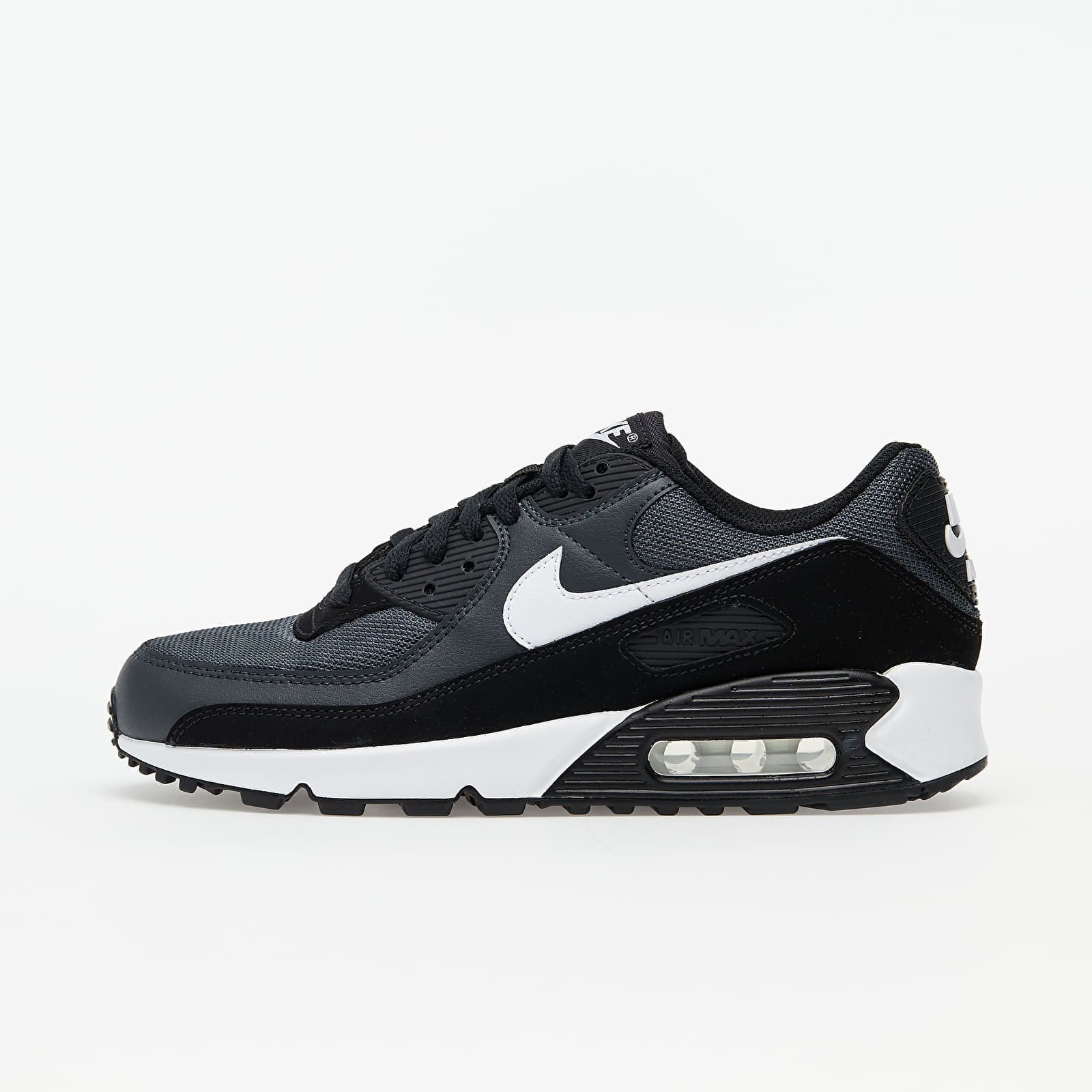 Men s sneakers and shoes Nike Air Max 90 Iron Grey White Dk Smoke Grey Black Queens