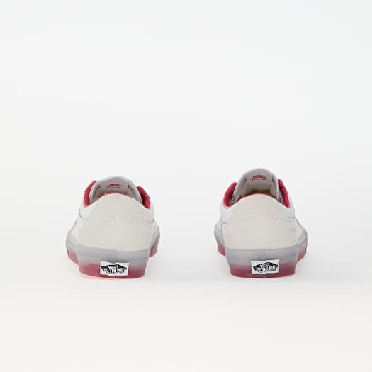 Turnschuhe und Schuhe fur Manner Vans Sk8 Low Translucent Sidewall White Red Queens