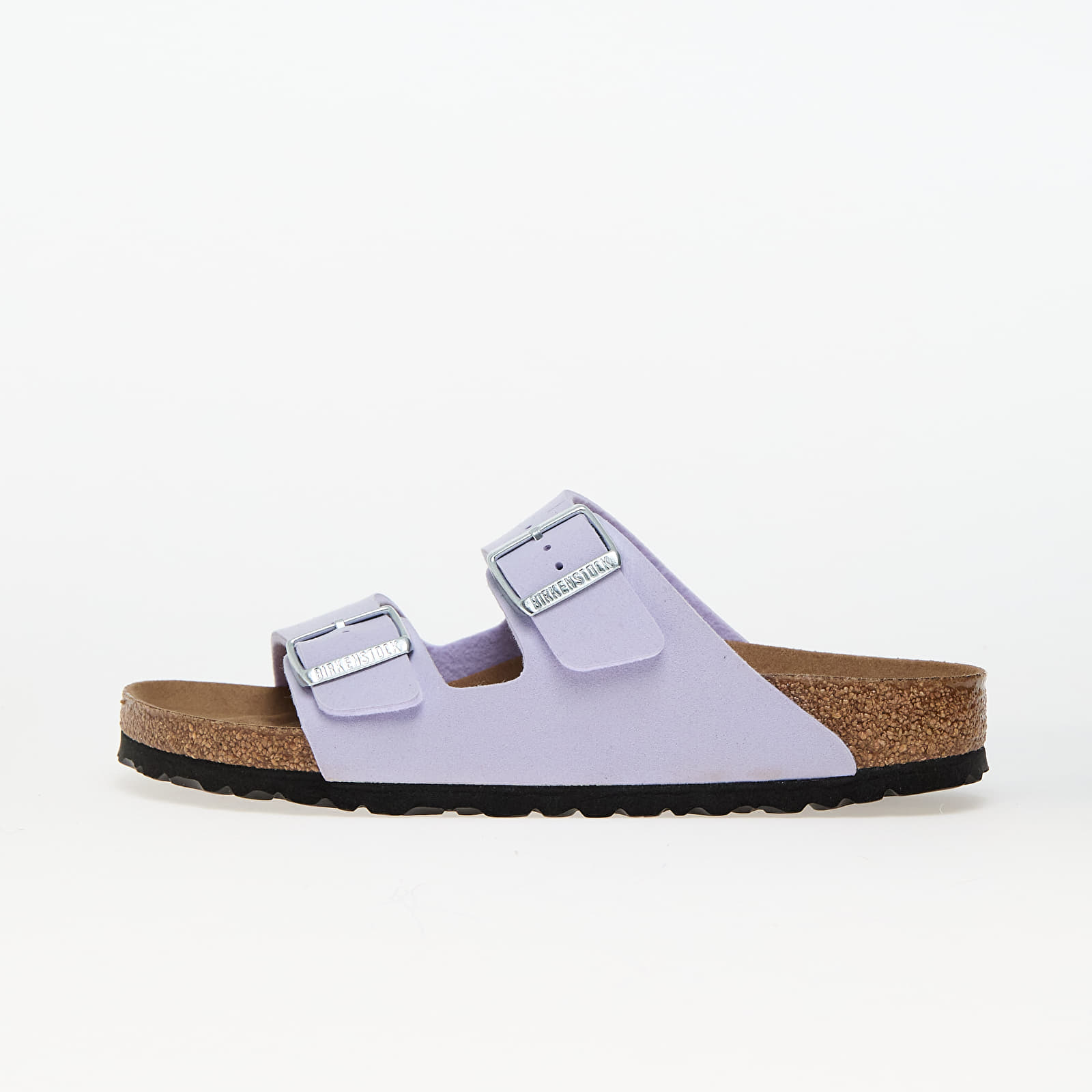 Baskets et chaussures pour femmes Birkenstock Arizona Vegan Synthetics Soft Birki Vegan Purple Fog