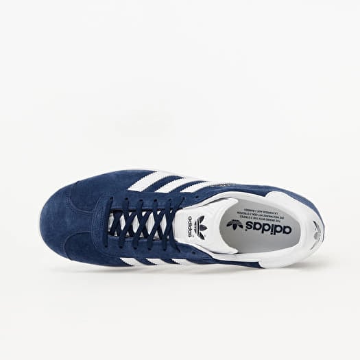 adidas Gazelle Core Navy/ White/ Gold Metalic | Queens