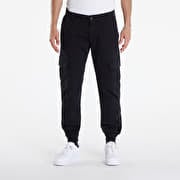 Urban Classics Washed Cargo Twill Jogging Pants Black