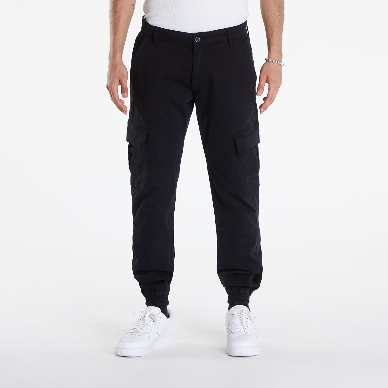 Cargo pants Urban Classics Washed Cargo Twill Jogging Pants Black