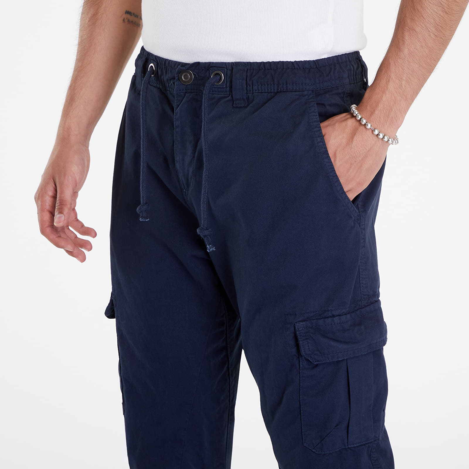 Cargo nohavice Urban Classics Cargo Jogging Pants navy