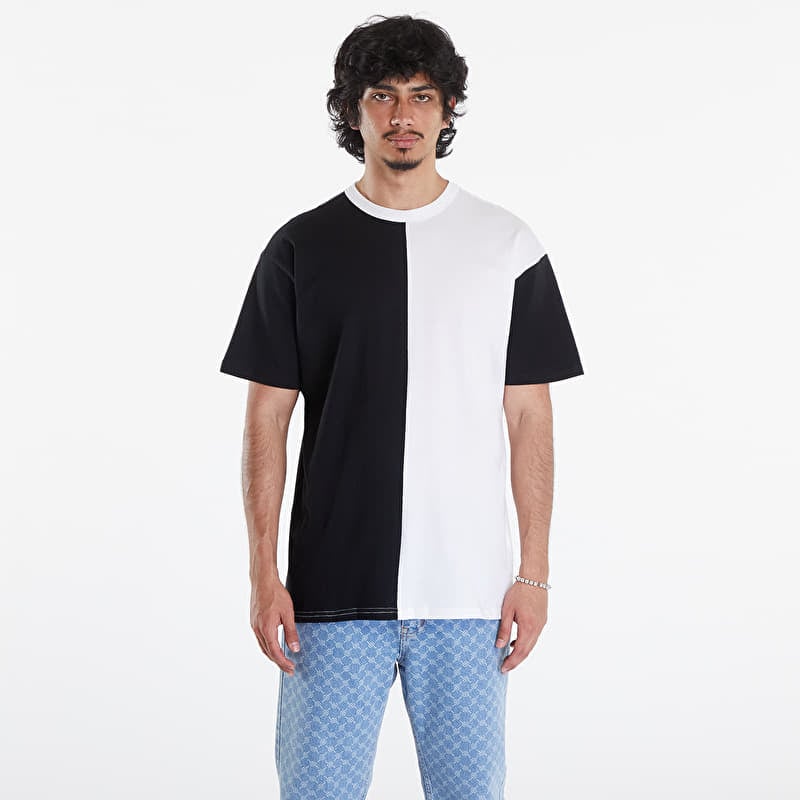 T-Shirt Urban Classics Oversize Harlequin Tee Black/ White