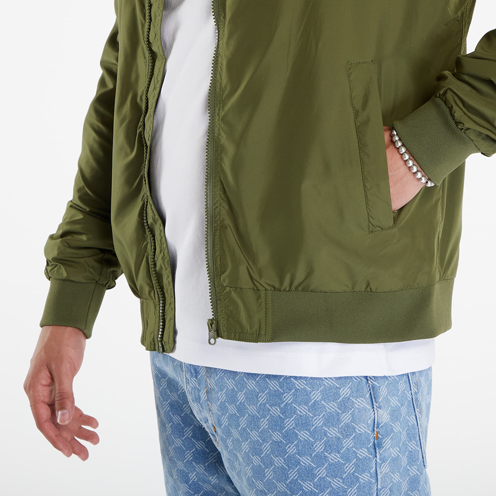 Jackets Urban Classics Light Bomber Jacket Olive
