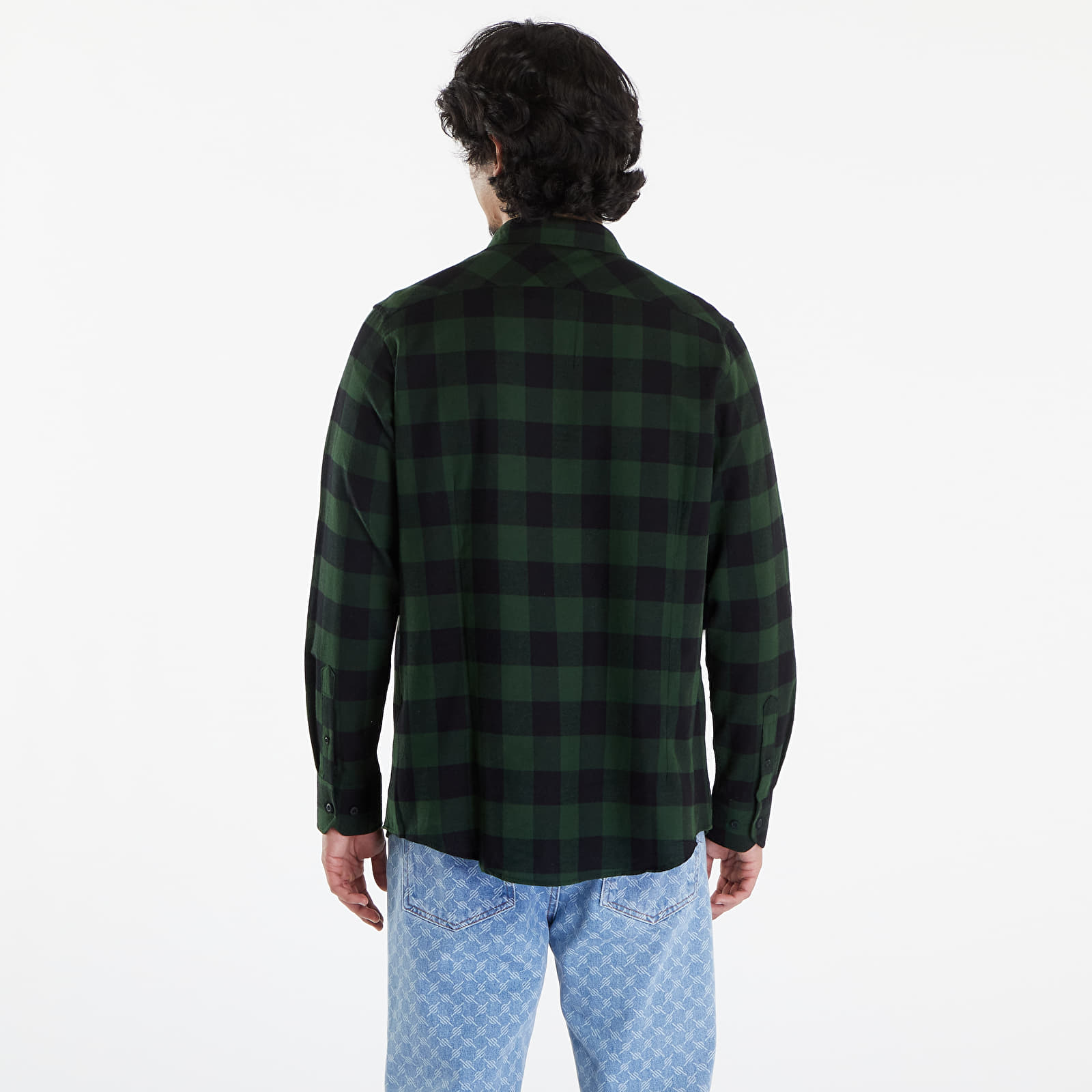 Shirts Urban Classics Checked Flanell Shirt Black/ Green