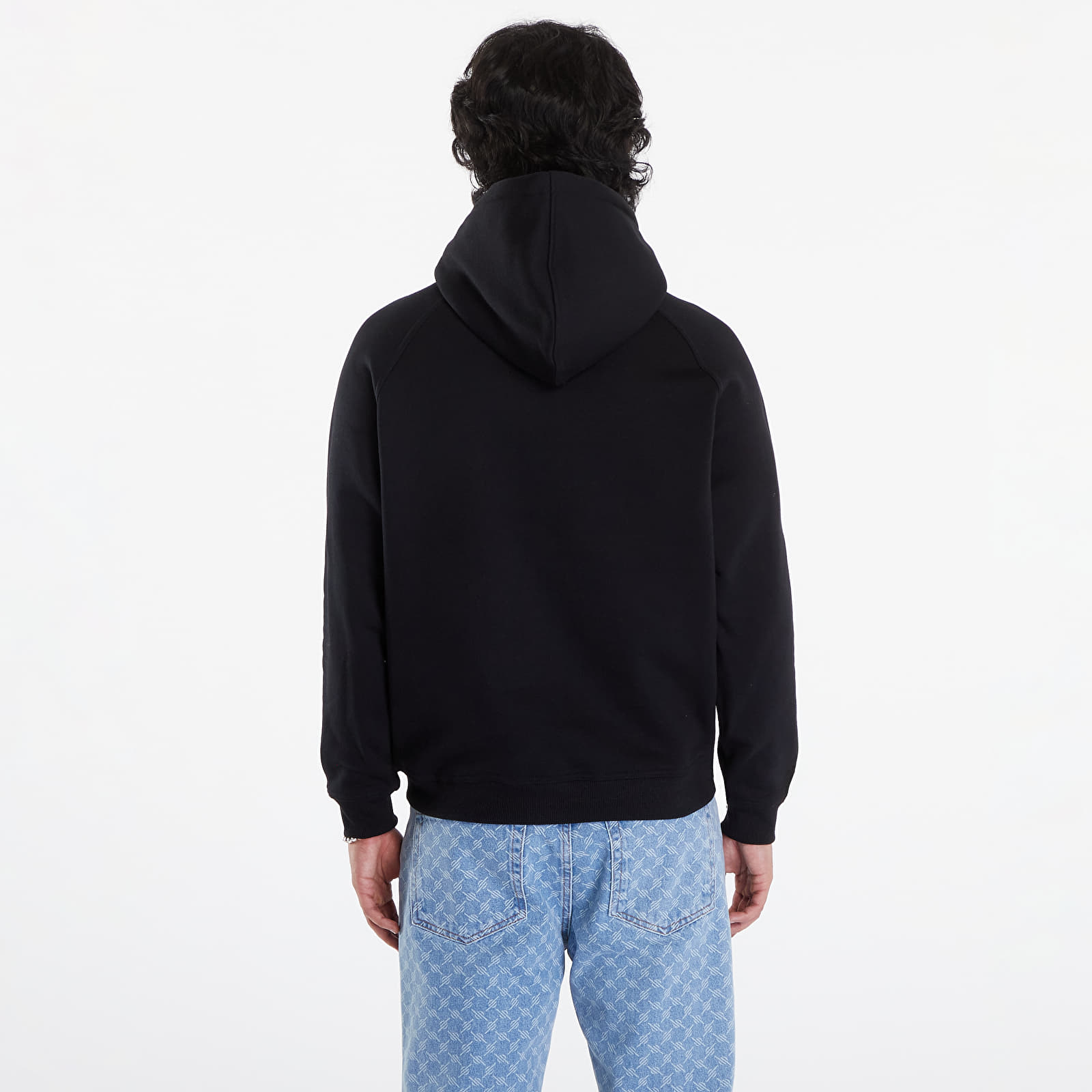 Mikiny Urban Classics Blank Hoody Black