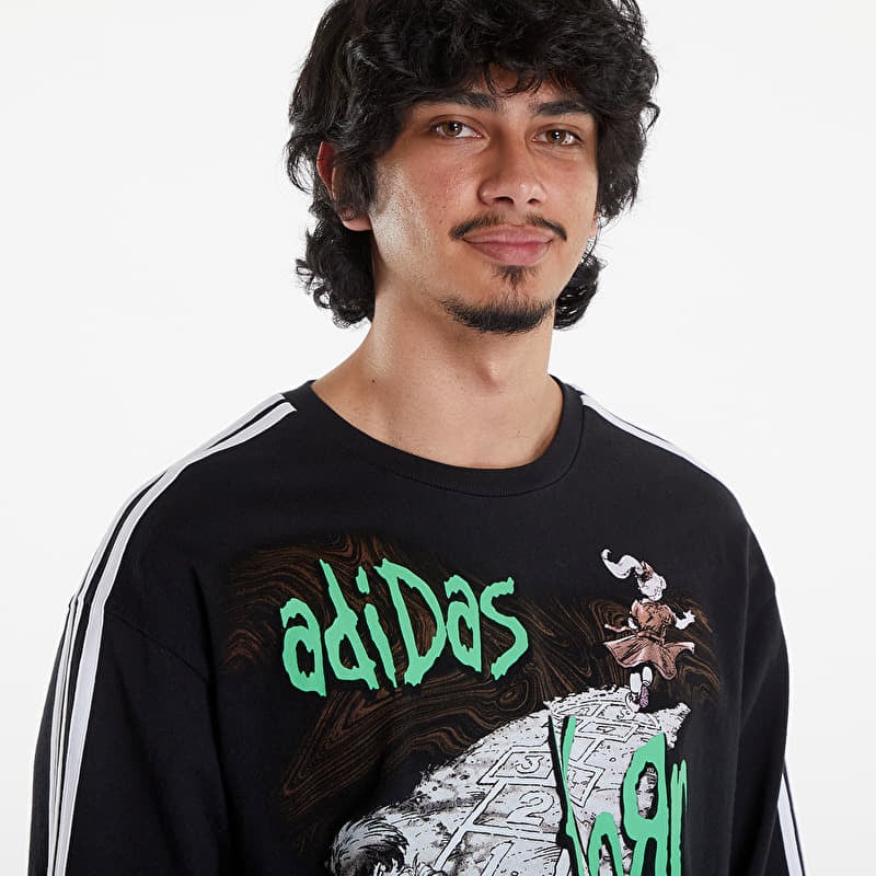 Men's T-shirts adidas x Korn Long Sleeve Tee Black (IW7523) | Queens