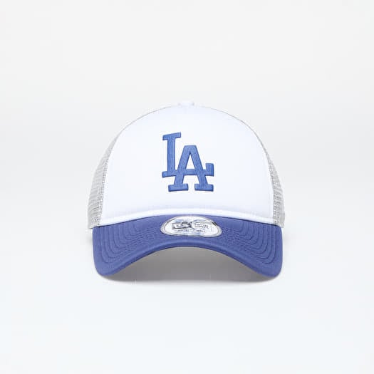Kšiltovka New Era Los Angeles Dodgers 9FORTY Trucker Cap Dark Royal/ Gray