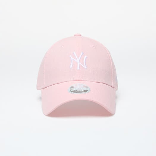 Kšiltovka New Era 9FORTYW MLB Wmns Linen 9Forty New York Yankees Pink Lemonade/ White