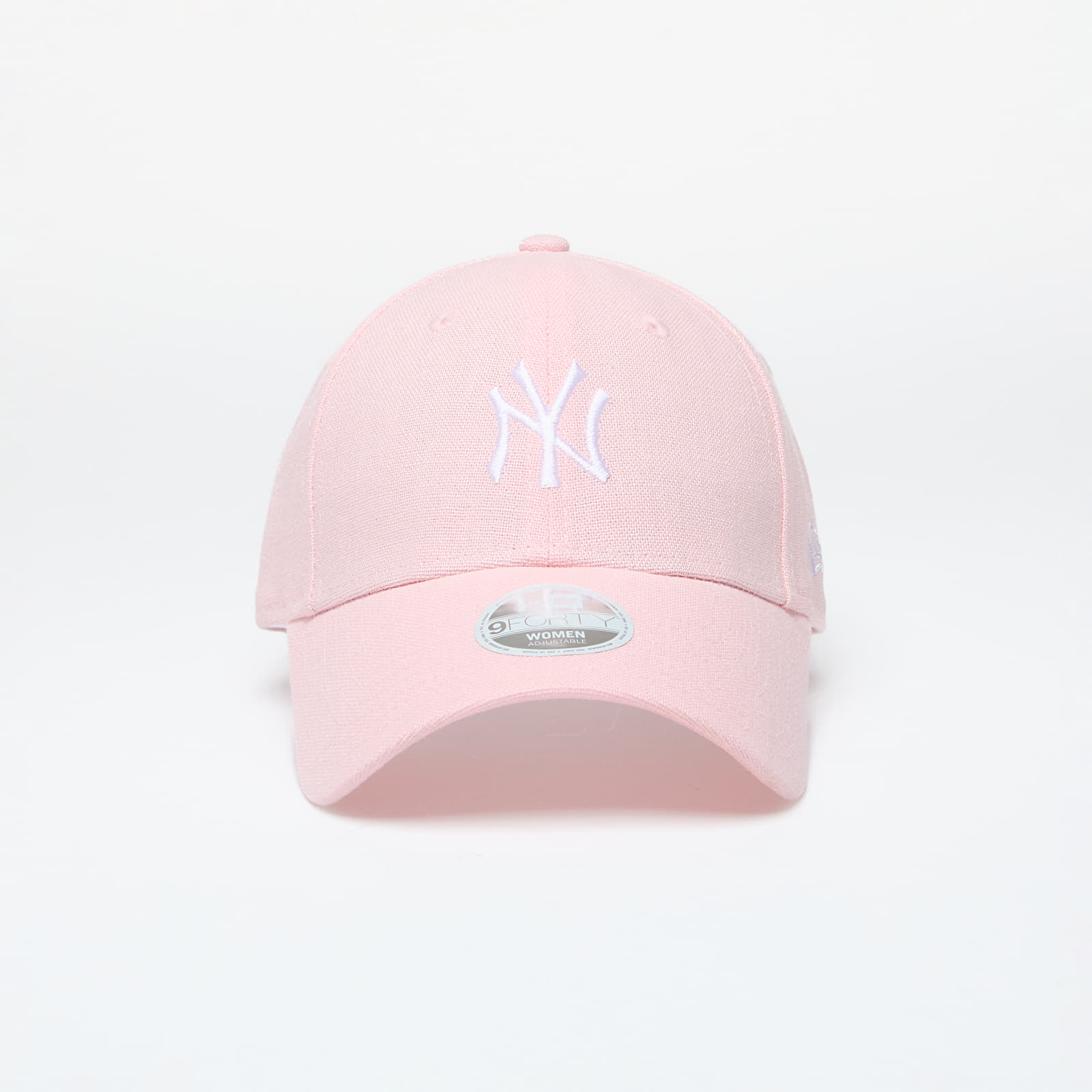 Caps New Era 9FORTYW MLB Wmns Linen 9Forty New York Yankees Pink Lemonade/ White