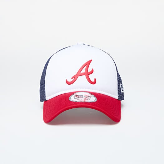 Czapka New Era Atlanta Braves 9Forty Trucker Scarlet/ Navy