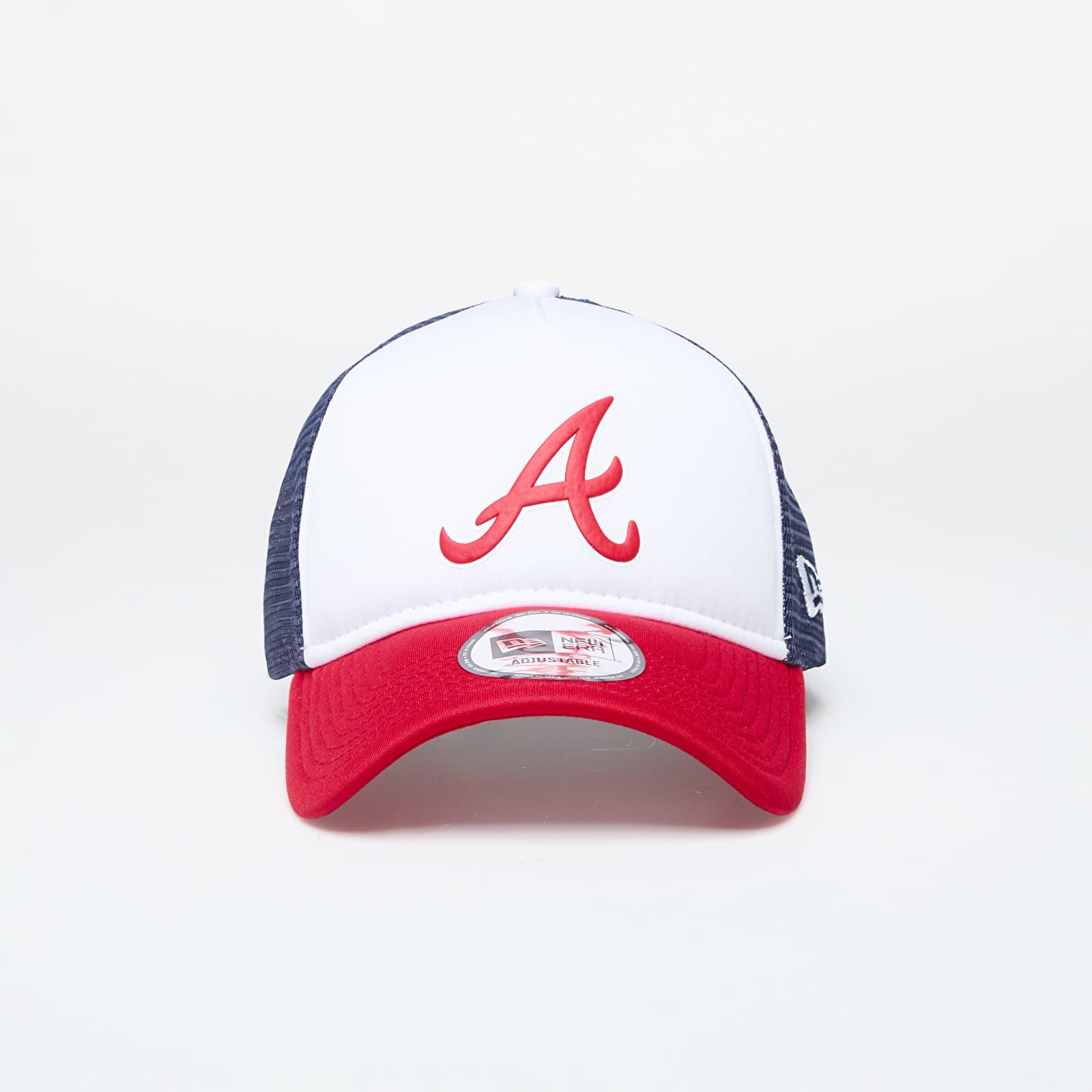Caps New Era Atlanta Braves 9Forty Trucker Scarlet/ Navy