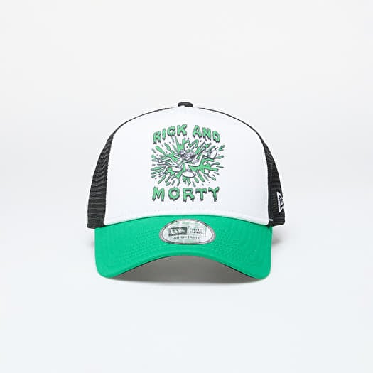 Cap New Era x Rick And Morty 9Forty Trucker Snapback Green/ Black/ White