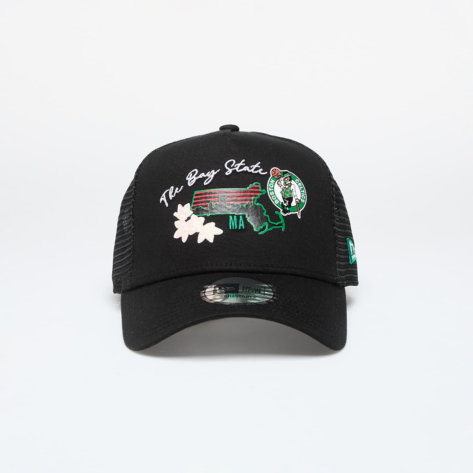 New Era Boston Celtics 9Forty Trucker Black