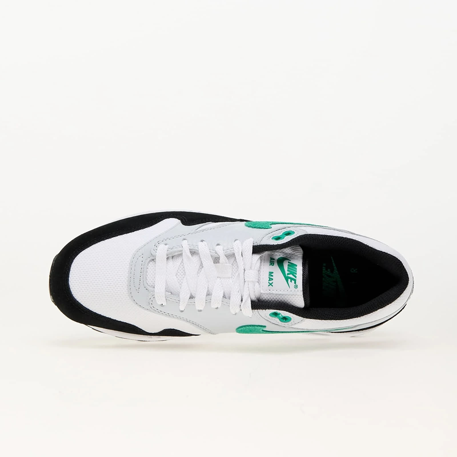 Turnschuhe und Schuhe fur Manner Nike Air Max 1 White Stadium Green Pure Platinum Black Queens