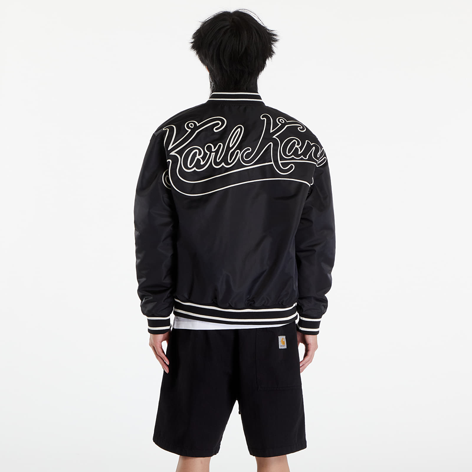 Jackets Karl Kani OG Diner Bowling Jacket Black