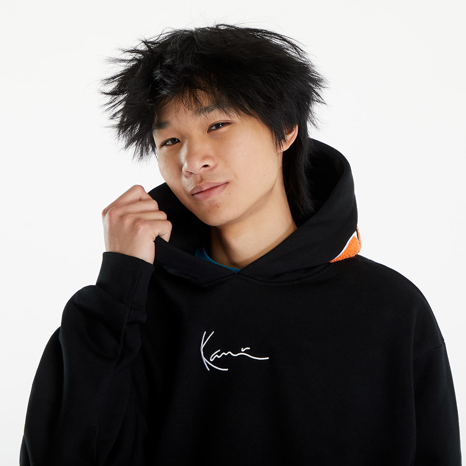 Sweatshirts Karl Kani Small Signature Patch OS Hoodie Black