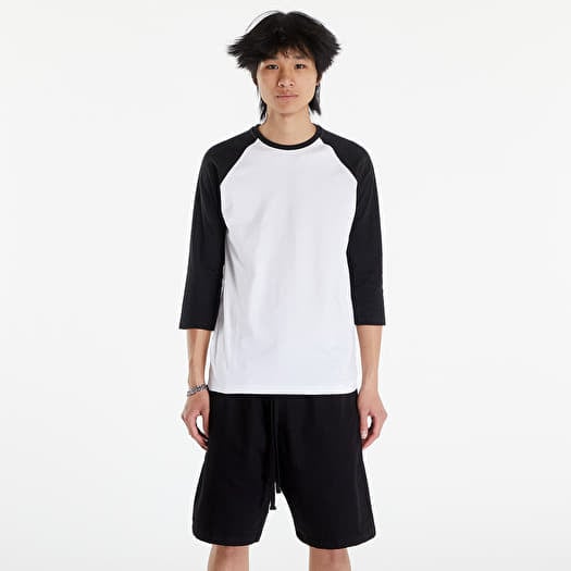 T-shirt Urban Classics Contrast 3/4 Sleeve Raglan White/ Black