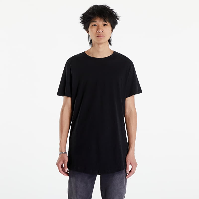 Tričko Urban Classics Shaped Long Tee Black