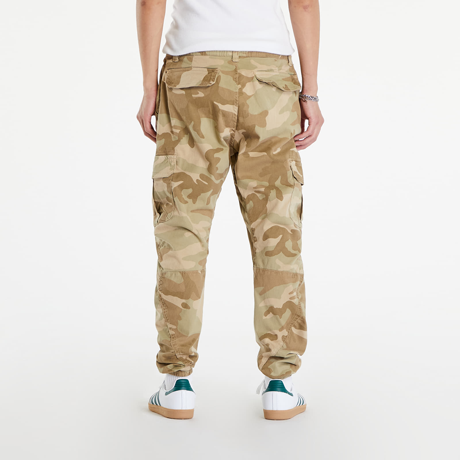 Cargo pants Urban Classics Camo Cargo Jogging Pants Sand Camo