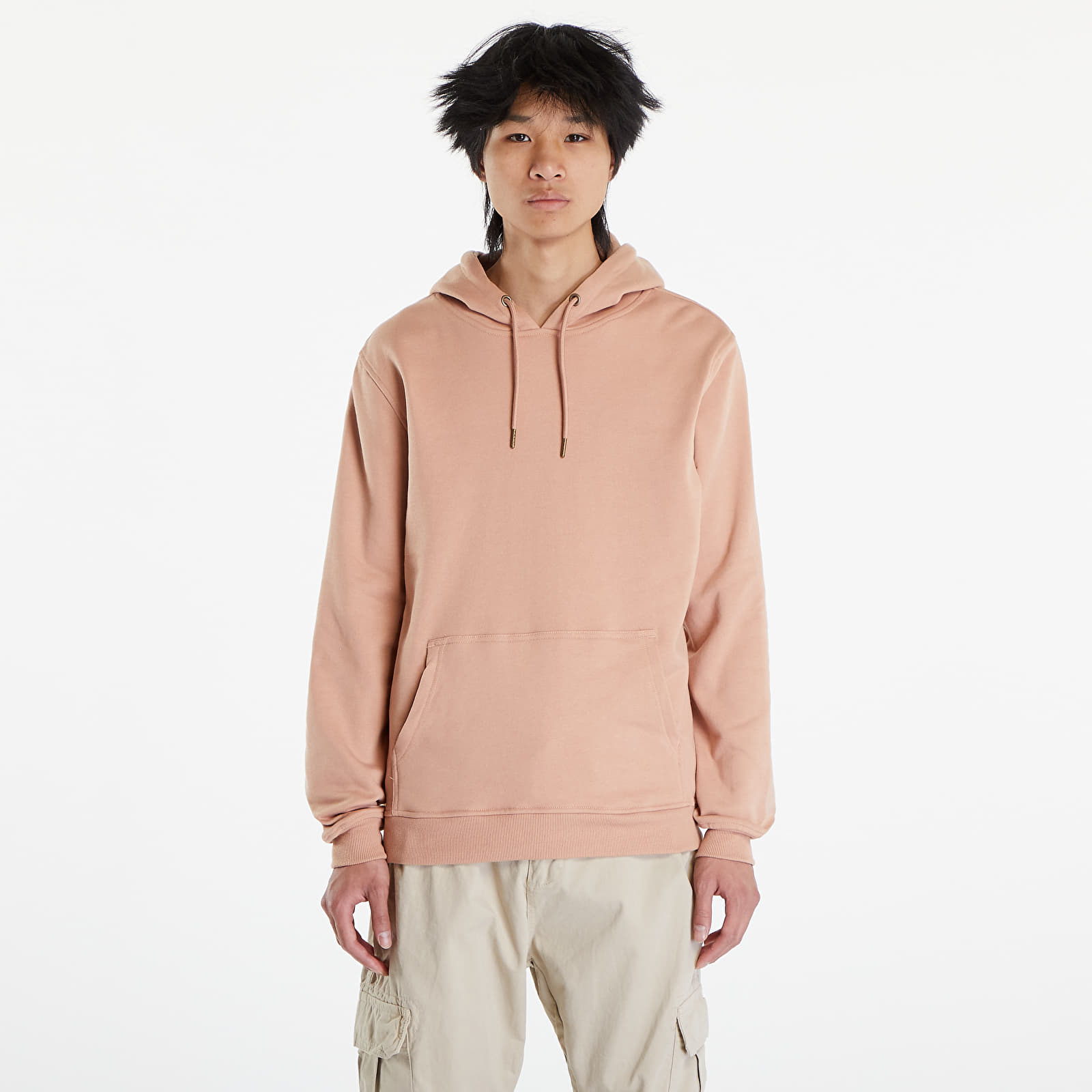 Hanorace Urban Classics Basic Sweat Hoody Beige