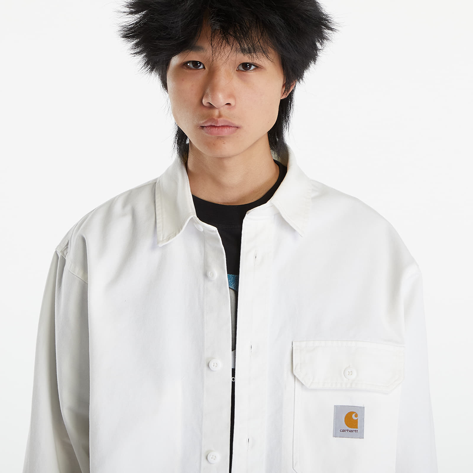 Sobrecamisas Carhartt WIP Reno Shirt Jac UNISEX Off-White Garment Dyed