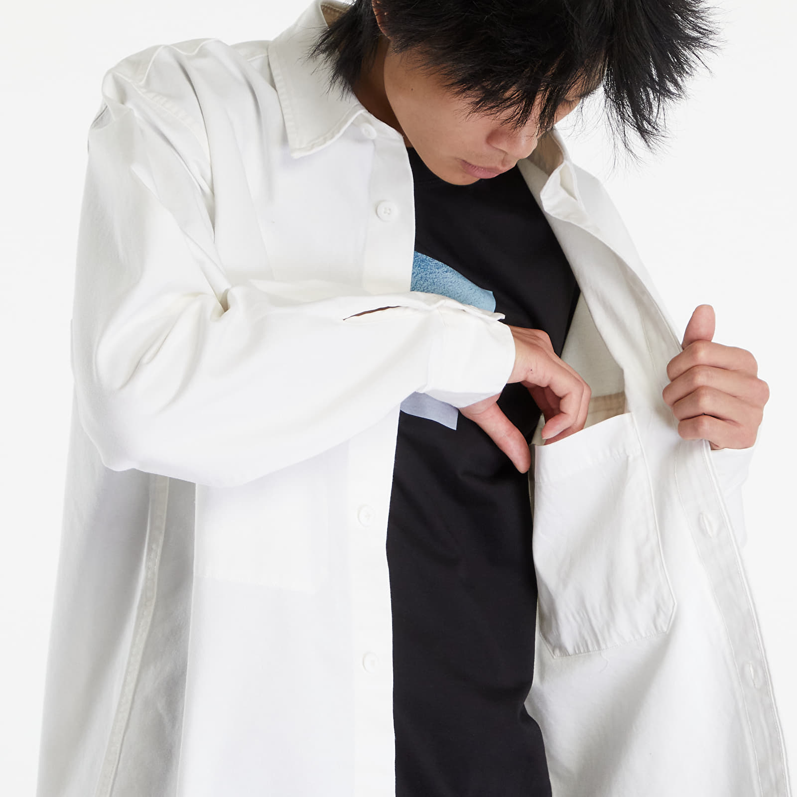 Sobrecamisas Carhartt WIP Reno Shirt Jac UNISEX Off-White Garment Dyed