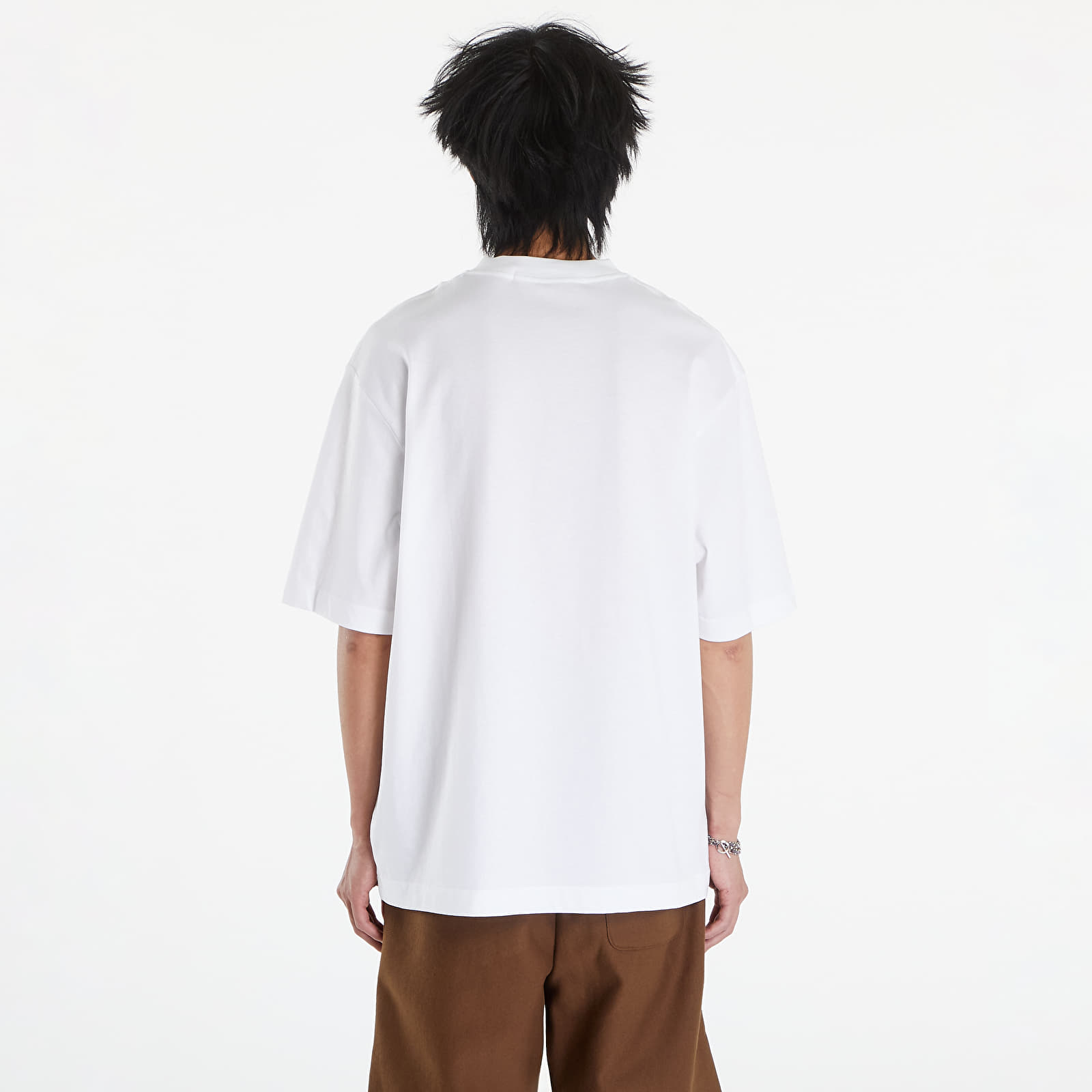T-shirts för män Calvin Klein Jeans Cut Out Box Graphic White