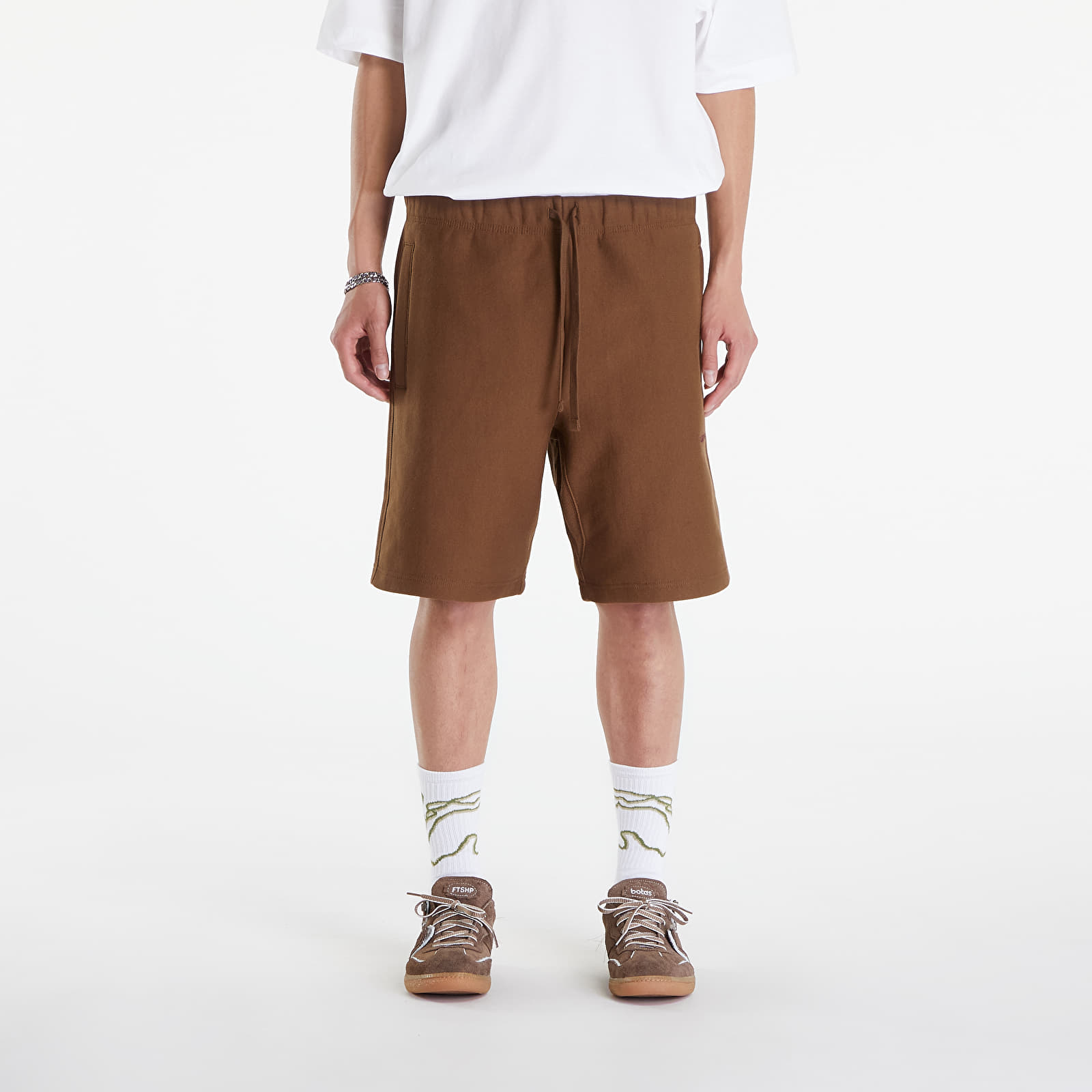 Shorts für Männer Carhartt WIP American Script Sweat Short Lumber