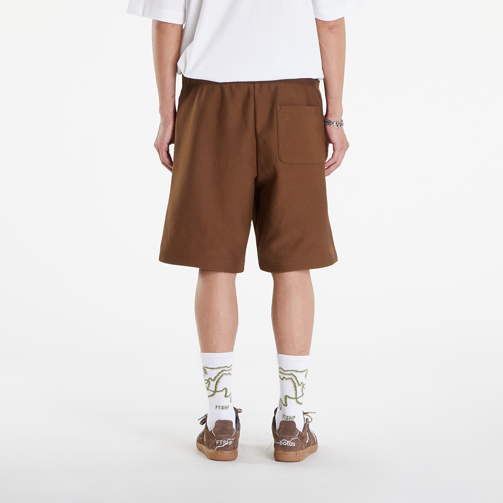 Shorts für Männer Carhartt WIP American Script Sweat Short Lumber