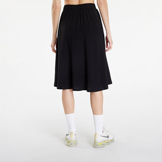 Skirts Urban Classics Ladies Viscose Skirt Black Queens