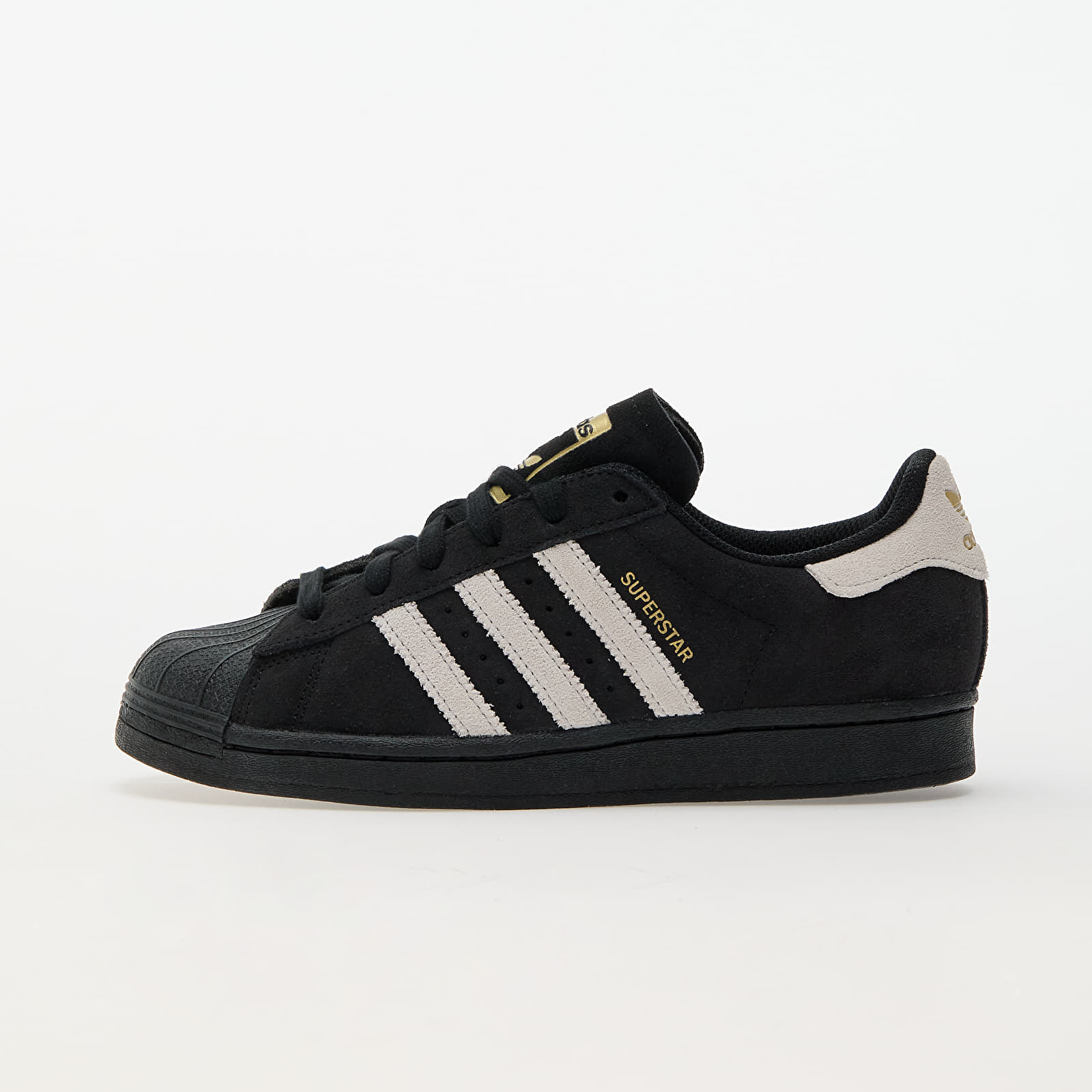 Sneakers und Schuhe fur Frauen adidas Superstar W Core Black Crystal White Mate Gold Queens
