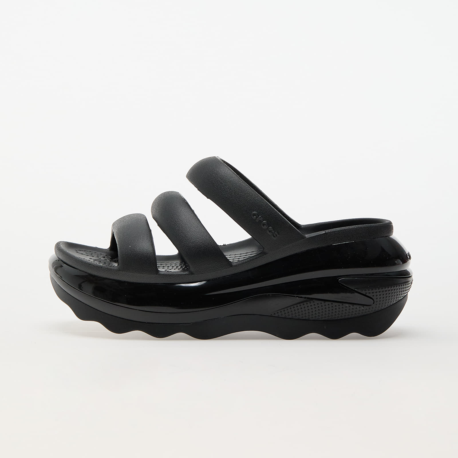 Men's sneakers and shoes Crocs Mega Crush Triple Strap Black