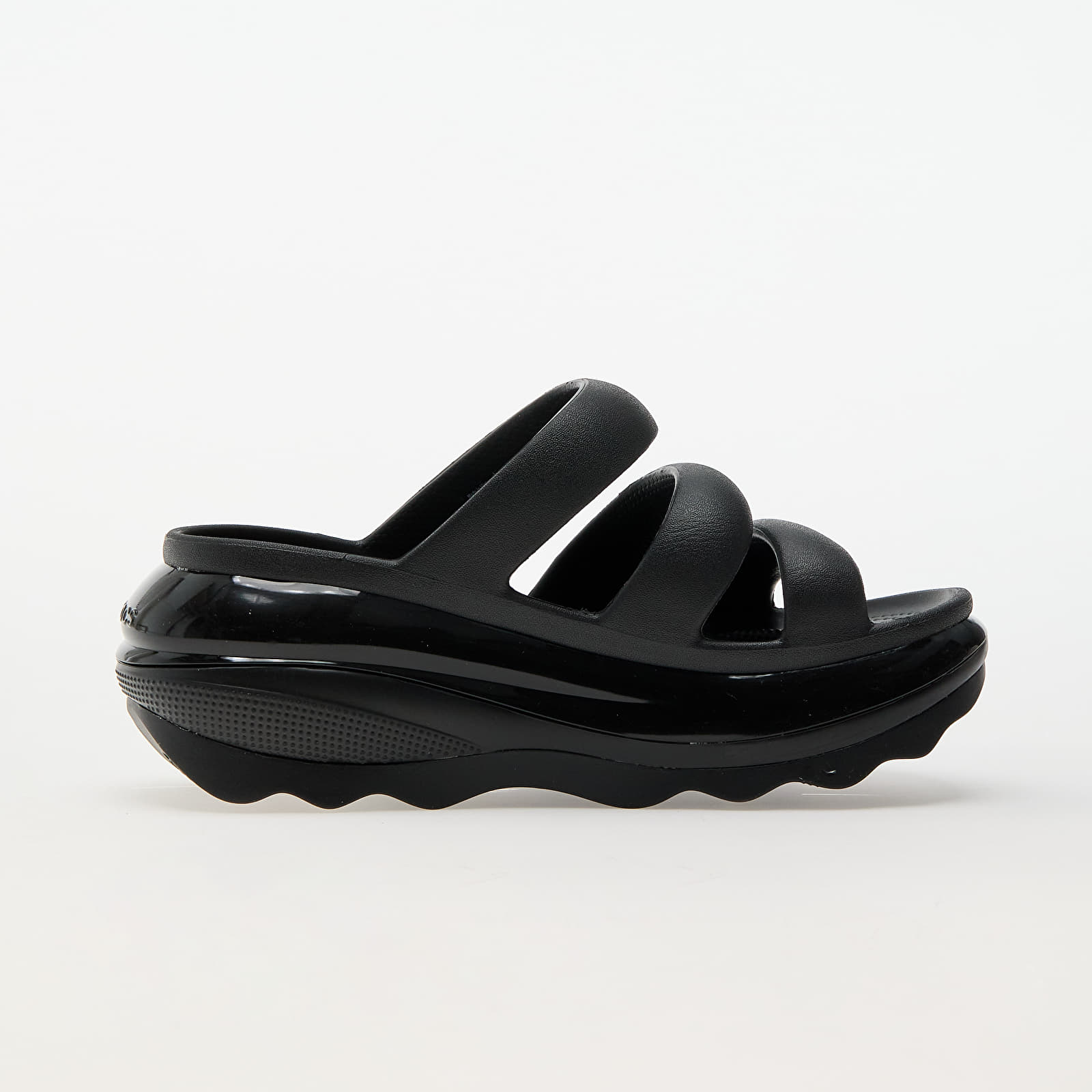 Men's sneakers and shoes Crocs Mega Crush Triple Strap Black