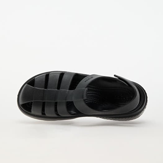 Turnschuhe und Schuhe fur Manner Crocs Stomp Fisherman Sandal Black Queens