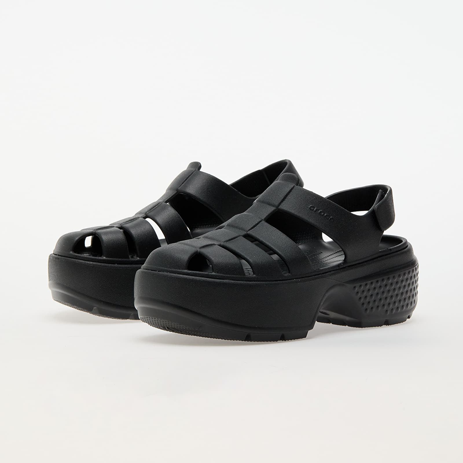 Men's sneakers and shoes Crocs Stomp Fisherman Sandal Black